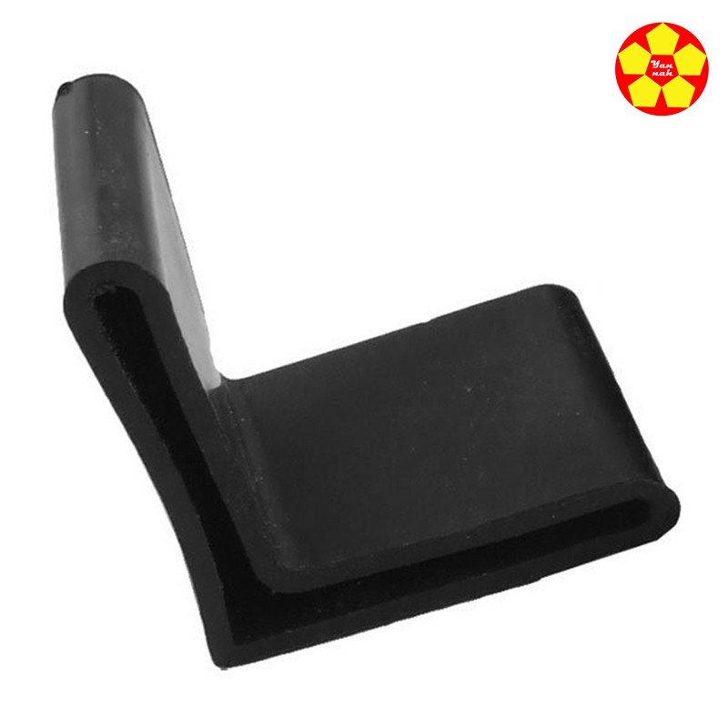 Slotted Angle Bar Iron Rubber Foot Pads Boots 40x40mm (Black) Shopee