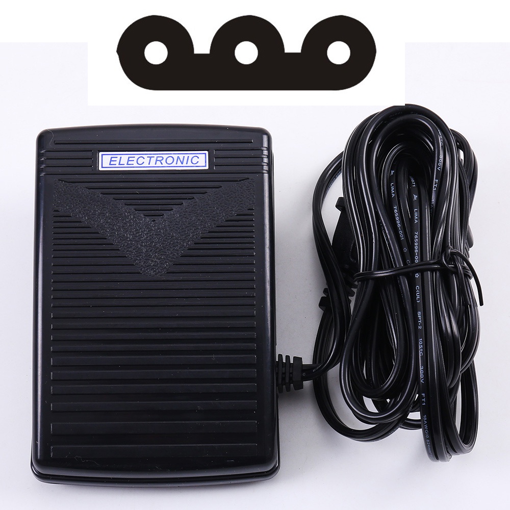 INNE Sewing Machine Foot Control Pedal Cord 033770217 644D 734D