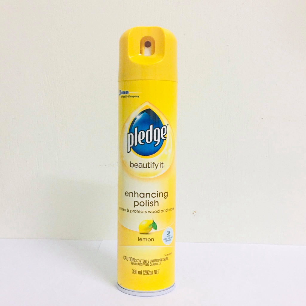 Pledge Furniture Polish 330ml (Aerosol Furniture Polish) Shopee