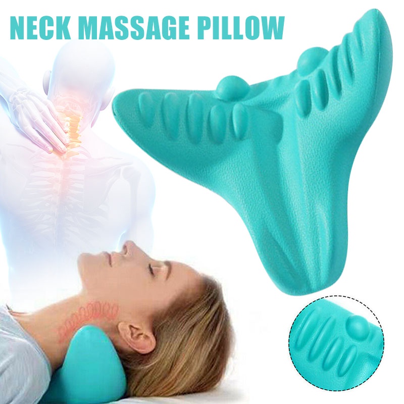 Neck Massage Pillow Stretcher Cervical Traction Shoulder Pain Relief