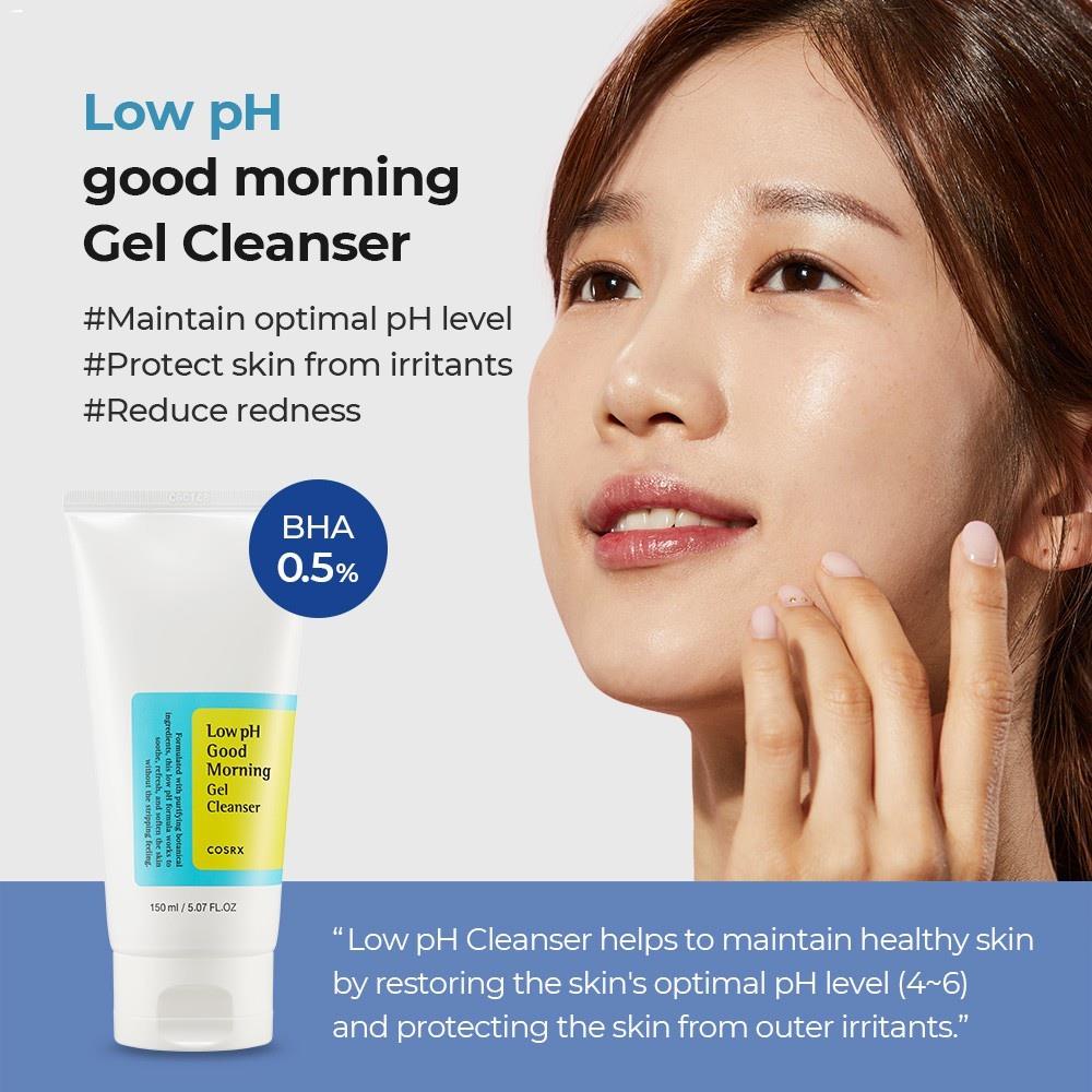 Facial Cleanser ┇COSRX Low pH Good Morning Salicylic Acid Facial Gel