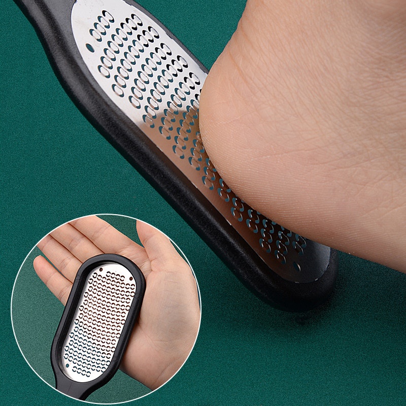 Pedicure Foot File Callus Remover Stainless Steel Foot Scraper Spa