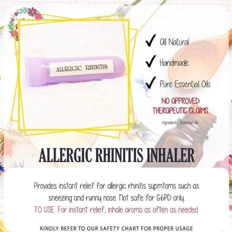 Kiddie Momma Allergic Rhinitis Personal Diffuser (Inhaler) Shopee