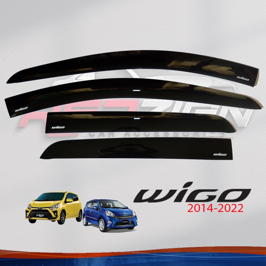 TOYOTA WIGO OEM INJECTION TYPE 20182022 Rain Visor COD Shopee Philippines