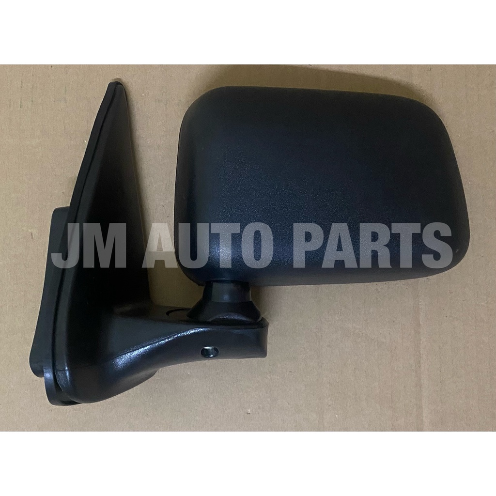 Toyota Hilux 1998 2000 RN140 2WD Black Manual Adjust Side Mirror