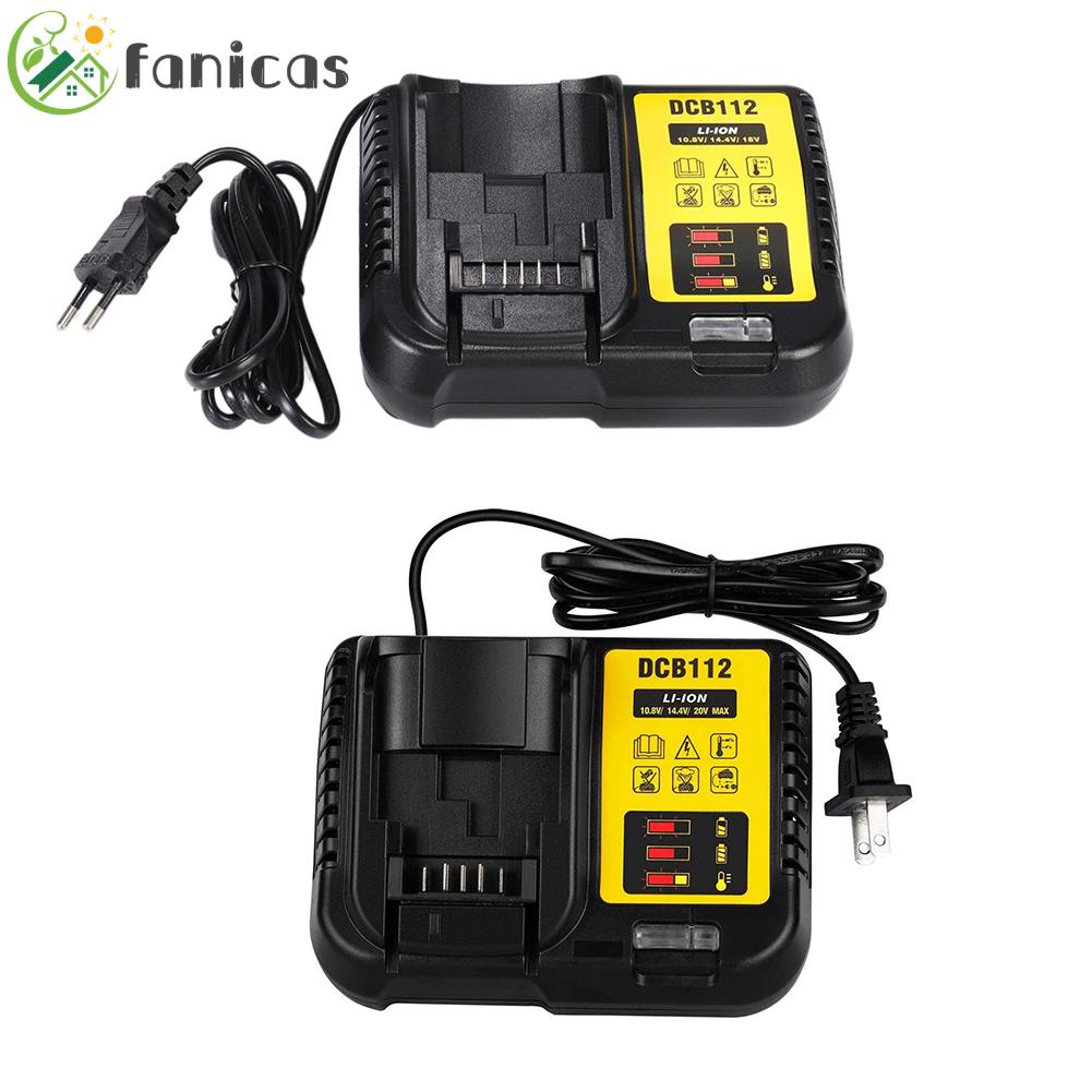 Lithium Battery Charger for Dewalt 10.8V 12V 20V DCB101 DCB200 DCB140