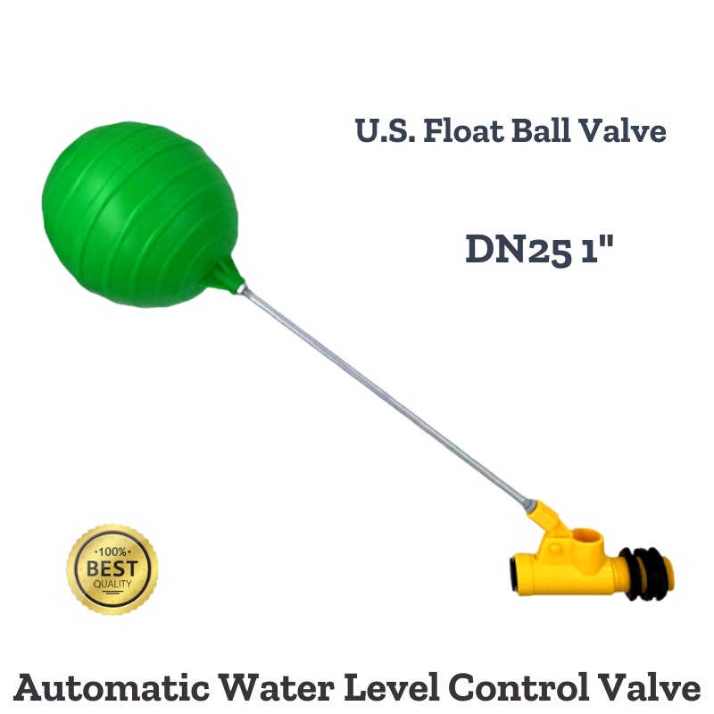 PVC Float Ball Valve Automatic Water Level Control Valve 1/2" / 3/4
