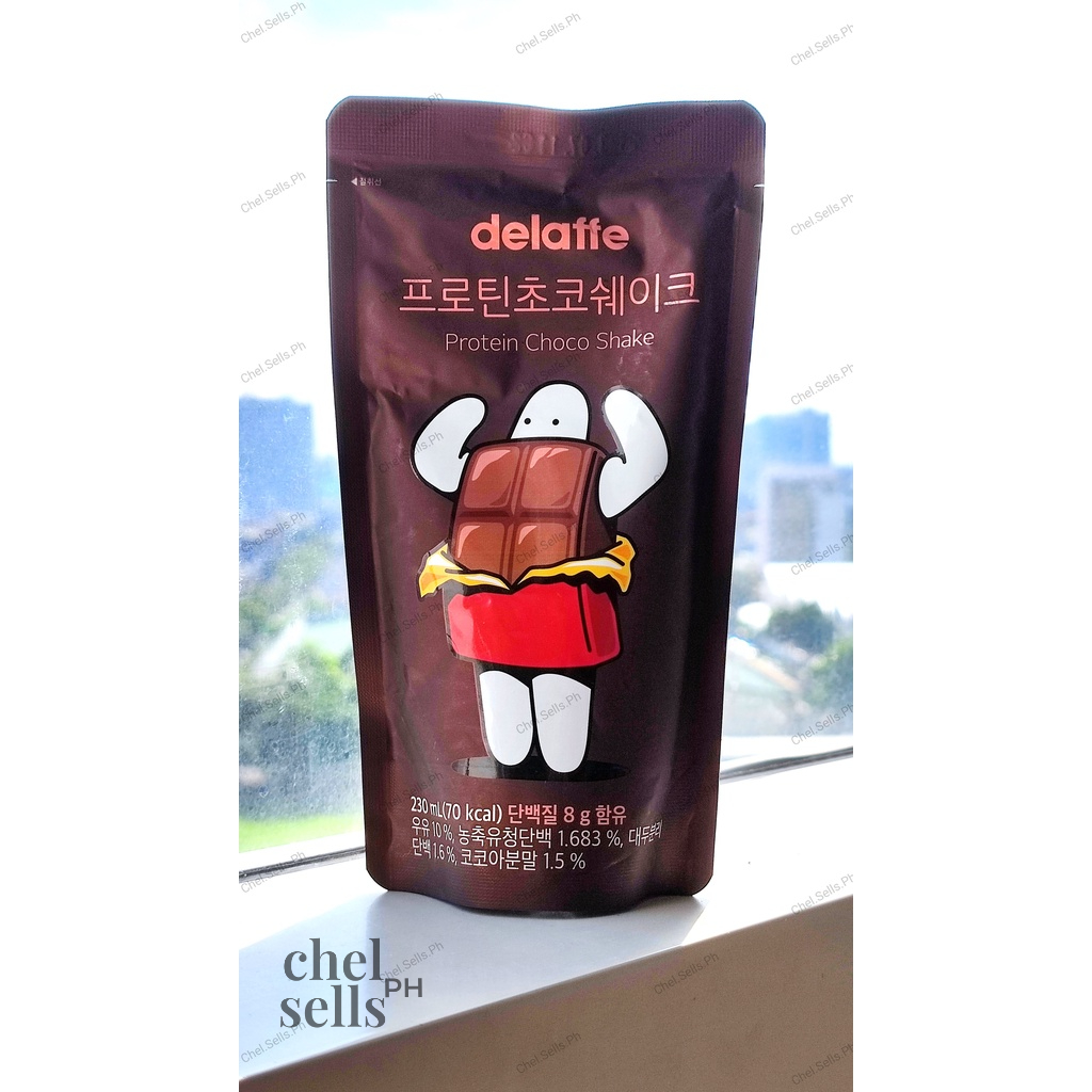 [CLEARANCE] Delaffe Korean Chocolate Pouch Protein Choco Shake 230mL