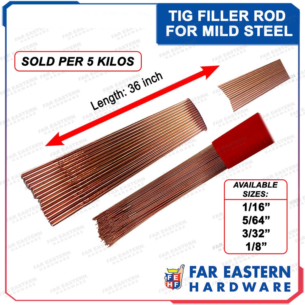 Tig Filler Rod for Mild Steel Welding Rod Sold per 5 Kilos Shopee