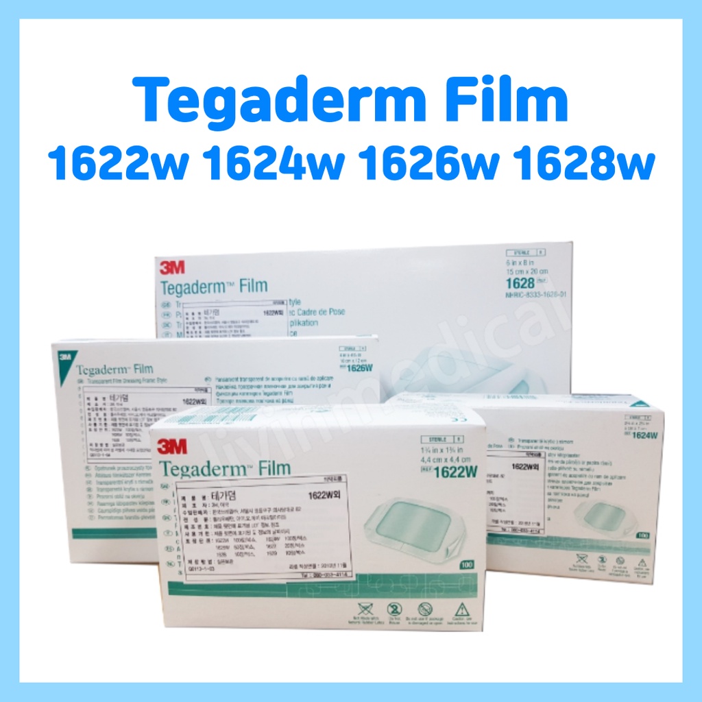 3M Tegaderm Waterproof Film band aid waterproof bandage 1622w 1624w