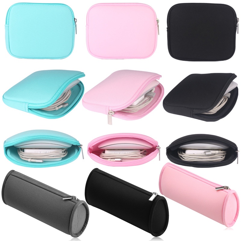 Laptop charger case business travel electronic digital accessories storage bag laptop pouch