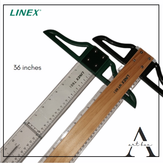 LINEX TSquare 36inches ruler with detachable head with Bag Acrylic and