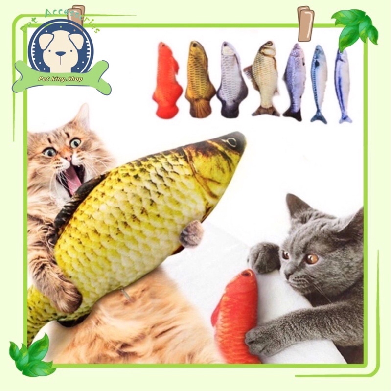 Catnip Toy Fish Cat Fish Toy Pet Toy For Kitten Bite Chew Scratch Cats