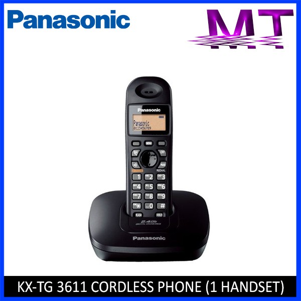 PANASONIC KXTG3611 Cordless Telephone (1 Handset) Shopee Philippines