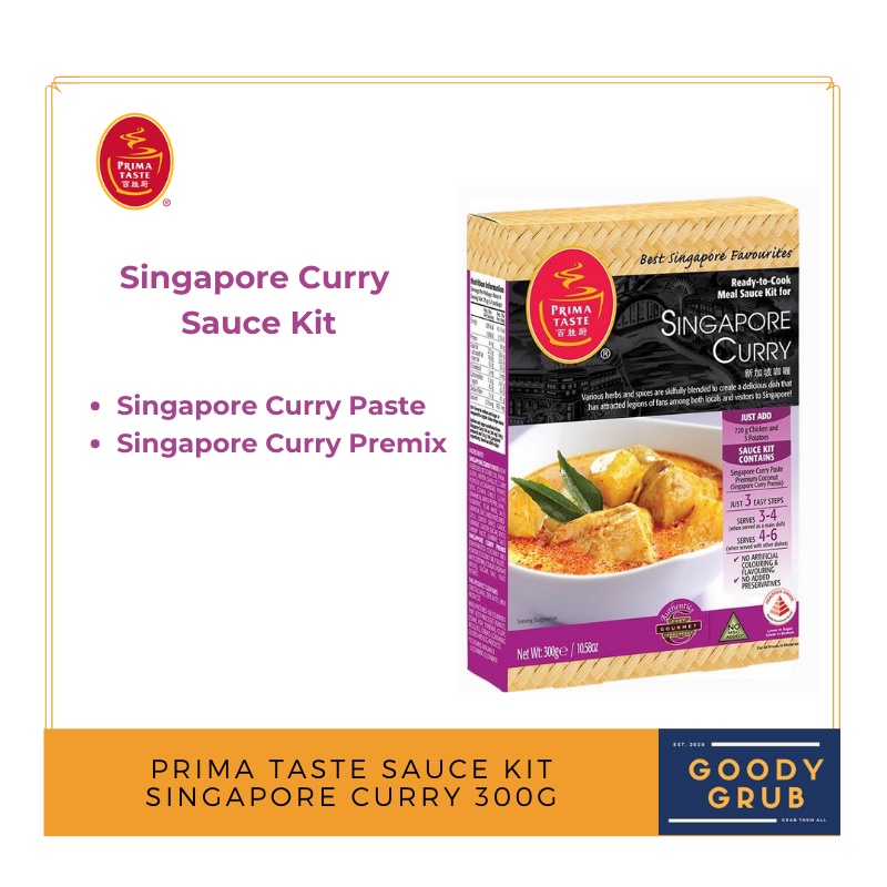 Prima Taste "Best Singapore Taste" Sauce Kit Laksa Hainanese Chilli
