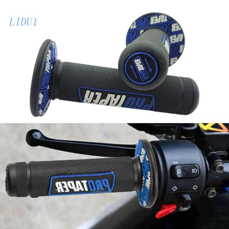 LIDU1 2pcs MotorcycleHand Bar Lockon Grip Pillow Grip AntiSlip