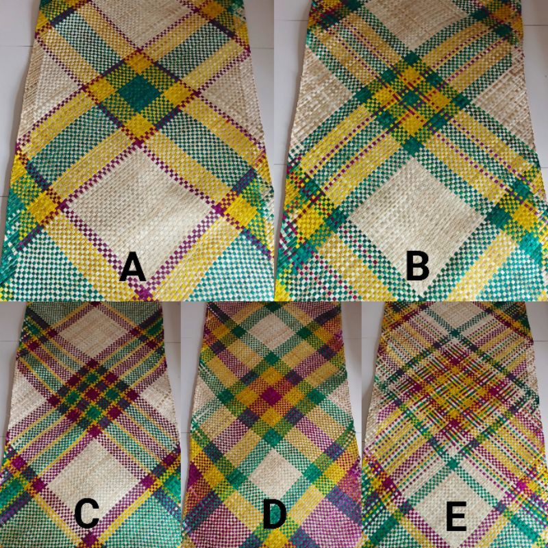 Native Romblon Colored Mat Single Size Shopee Philippines