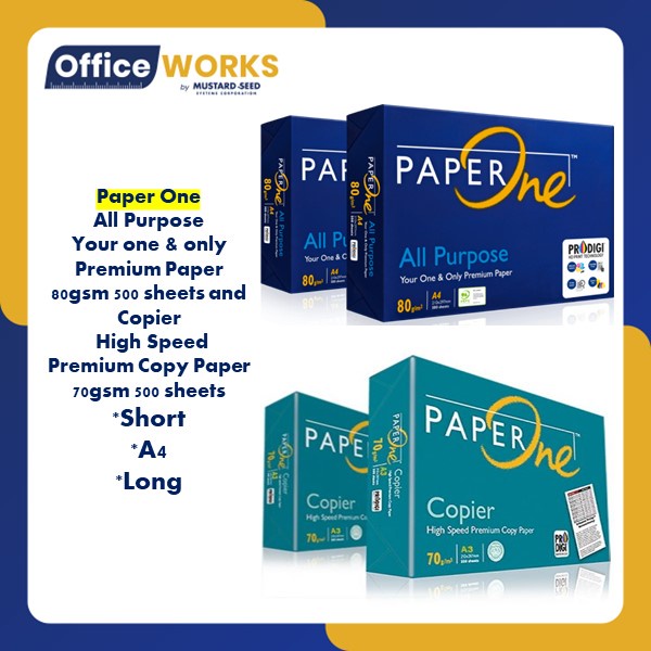 Paper One Bond Paper 70gsm and 80gsm / Photo Copy Paper/ Wholesale