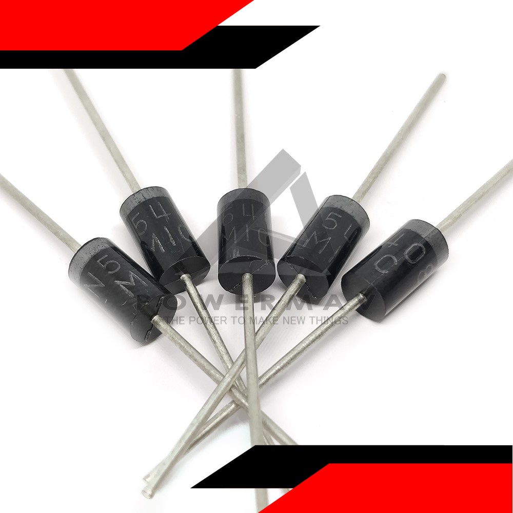 5pcs original 1n5408 diode rectifier diode 3A 1000V DO27 DIP IN5408