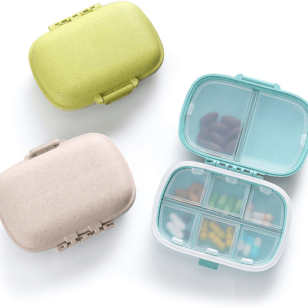 8 Compartments Travel Pill Organizer Moisture Proof Small Pill Box Shopee Philippines