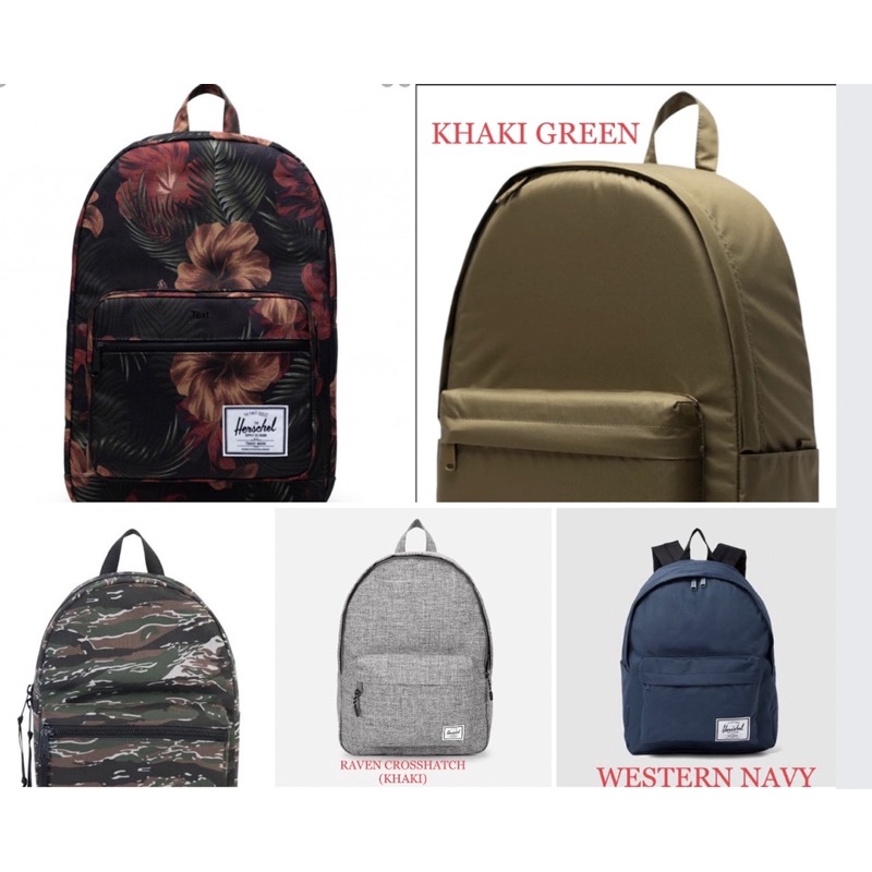 Original Herschel Bags 16.5 H / 13.5 W / 6.5 D / 30L Shopee Philippines