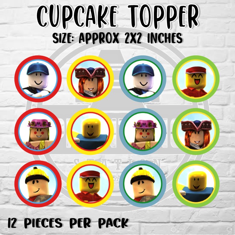 Roblox theme cupcake topper Shopee Philippines