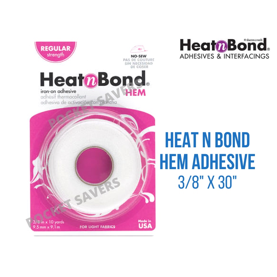 HEATNBOND Ironon Adhesive (No Sew, Heat N Bond, Ultrahold, Ironon