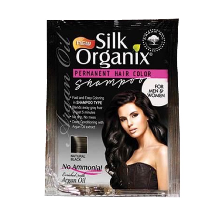 SILK ORGANIX PERMANENT HAIR COLOR SHAMPOO Shopee Philippines