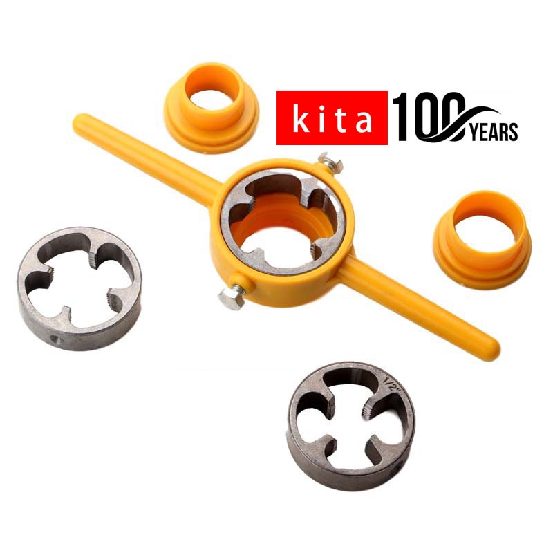 kita100years AAASSS PVC/steel Thread Maker Yellow Pipes Threader Tool