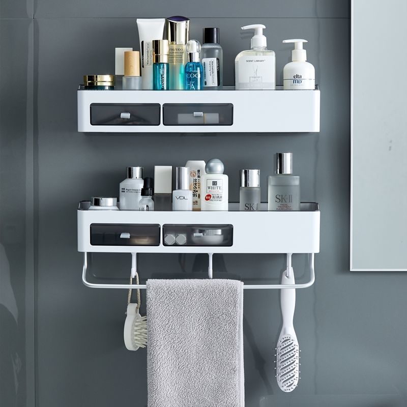 VIMI Bathroom Organizer Wall Mounted Plastic Drawer Nordic
