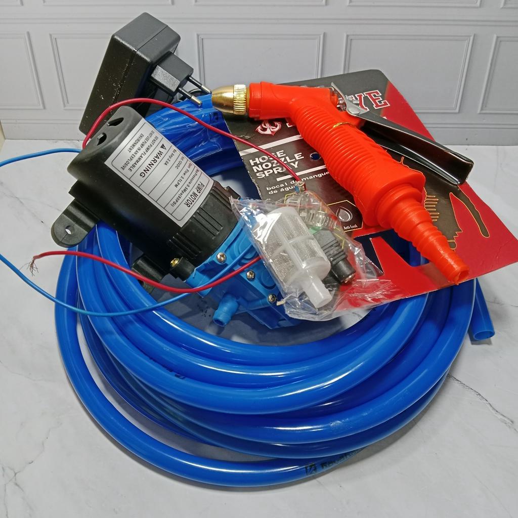 Mreneo 80psi Water Pump Car Wash Steam Tool Package/12 Volt Water Pump