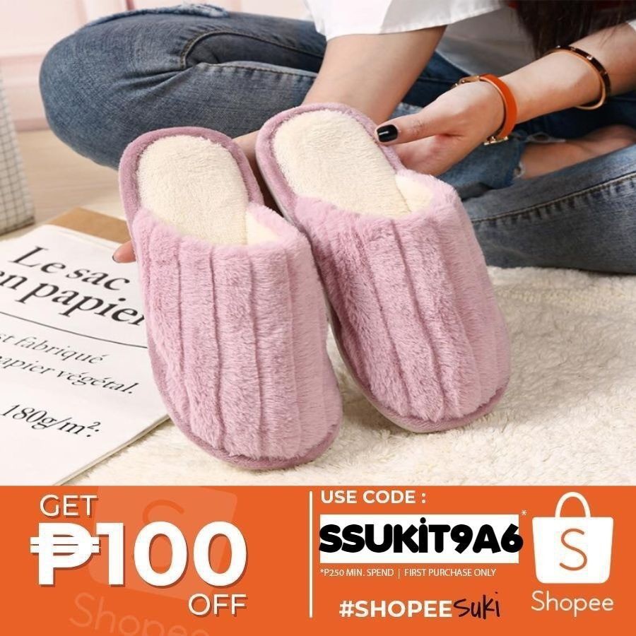 Korean Women Slippers Flat Indoor Soft Floor Shoes Girls House Bedroom