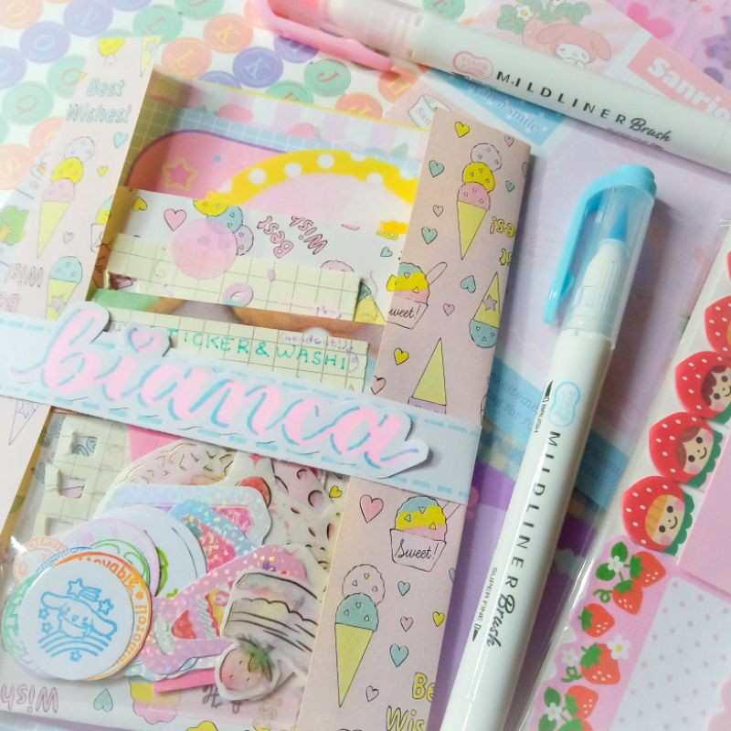 Kawaii Journal Kit Surprise Pack (Authentic Korean and Japanese