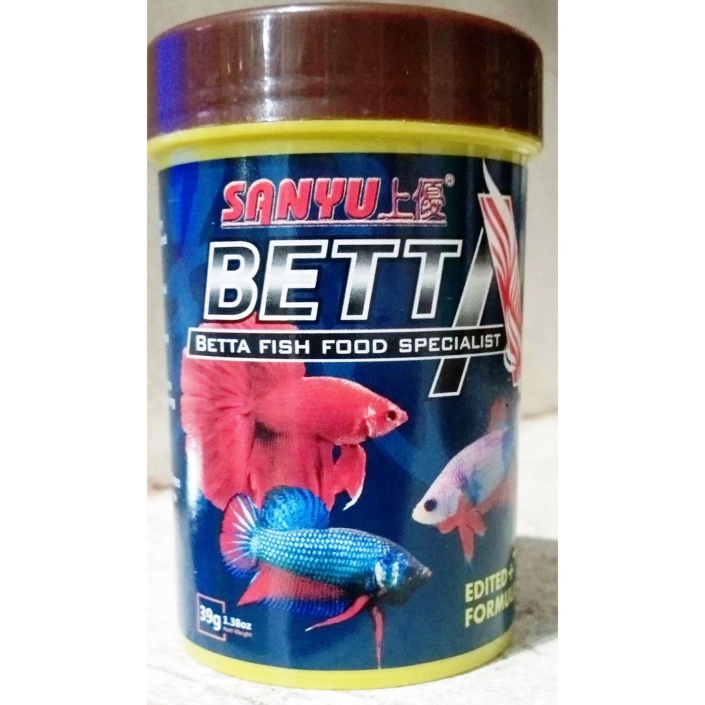 SANYU BETTA FISH FOOD 8G and 39grams Shopee Philippines