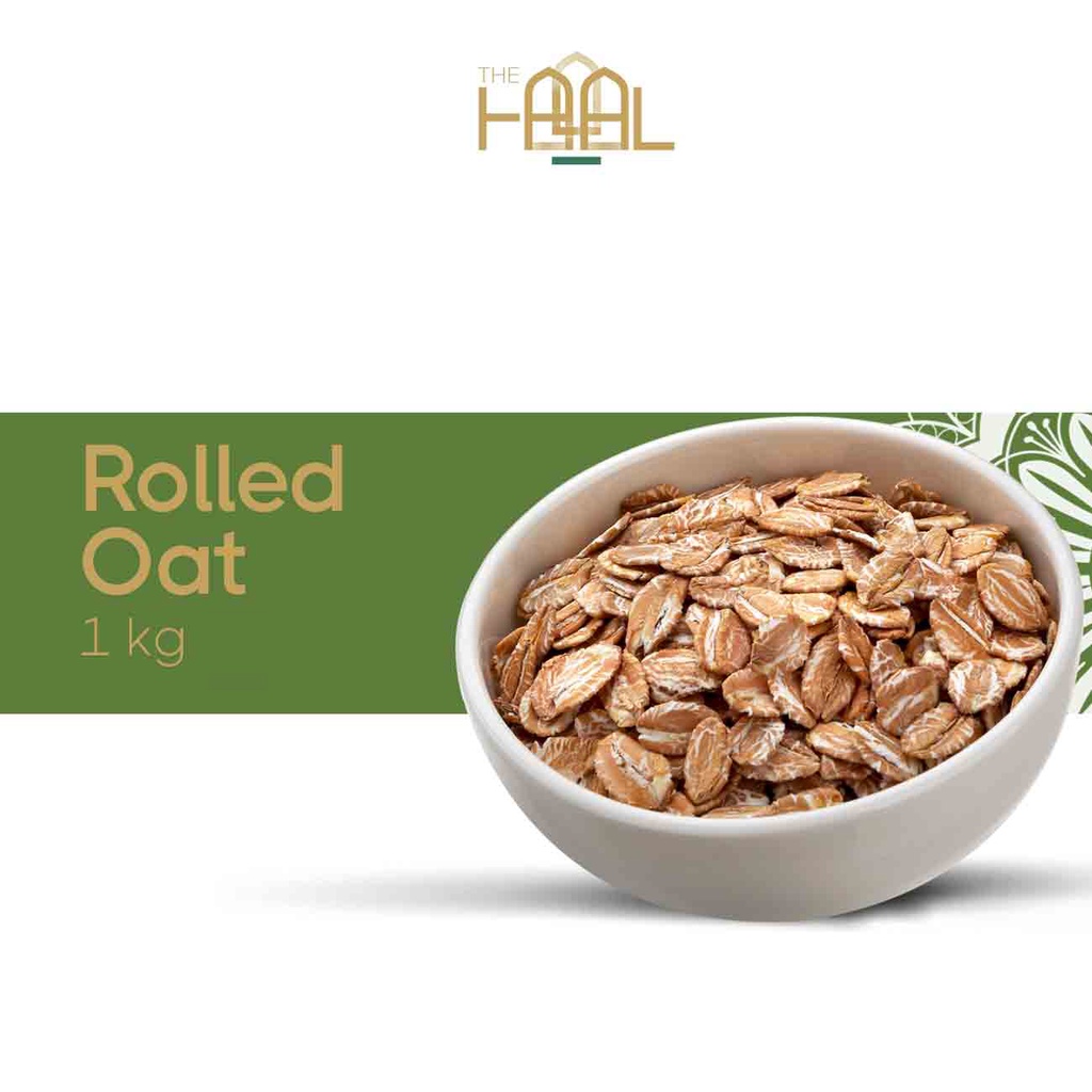 Rolled oat 1 Kg / Whole Wheat Cereal Menu Healthy Breakfast For DIet