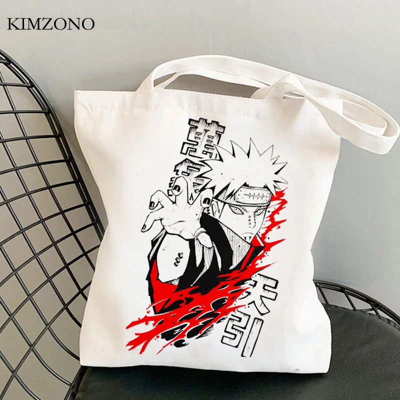 Naruto Akatsuki Itachi Kakashi Uchiha shopping bag cotton grocery
