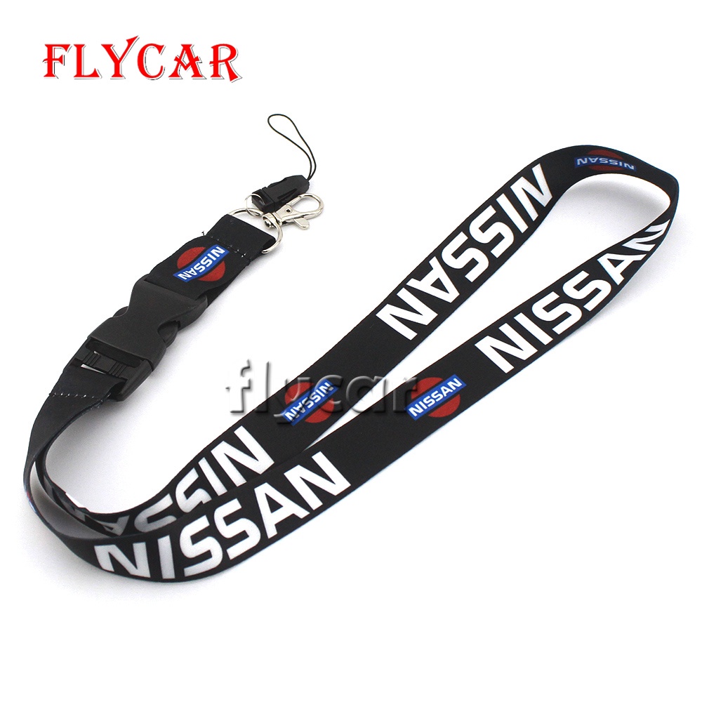 For Nissan Nismo GTR Car Key Chain Lanyard Mobile ID Card Hang Strap