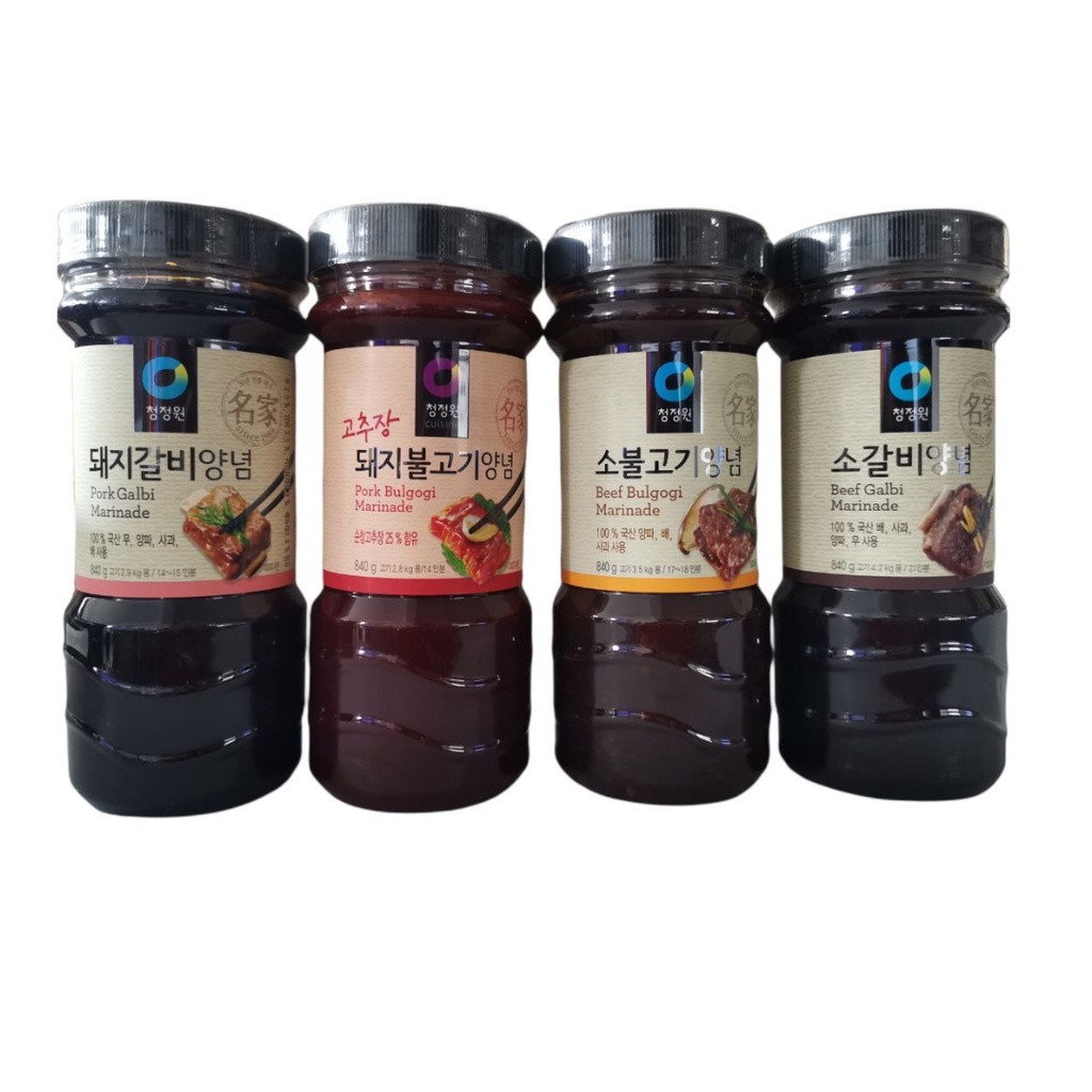 Daesang Pork Galbi / Pork bulgogi / Beef Galbi / Beef Bulgogi Marinade