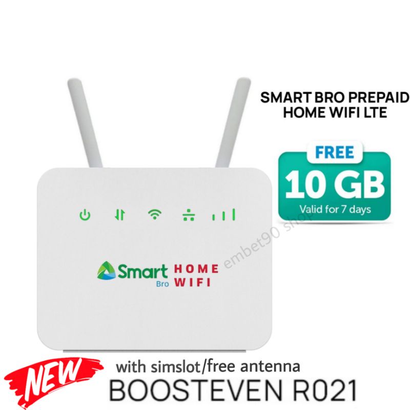 Smart Bro Home Wifi Prepaid boosteven R021 With Sim Shopee Philippines