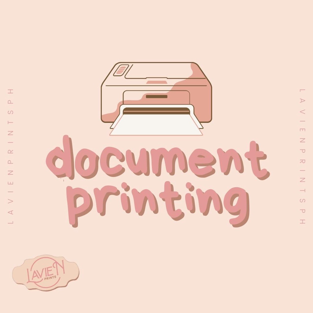 document printing services (short, a4, long) Shopee Philippines