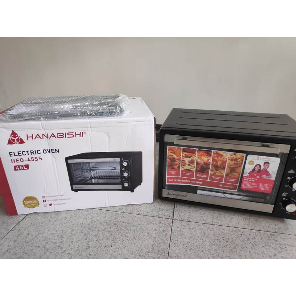45L Hanabishi Electric Oven (Black) HEO45SS Shopee Philippines