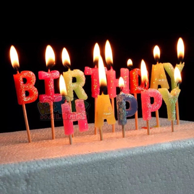 Happy birthday letter candle Shopee Philippines