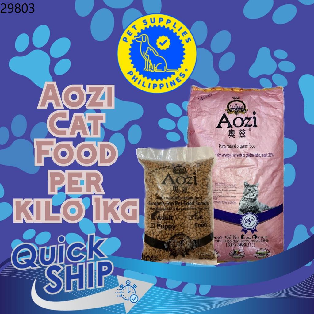 aozi cat food Aozi Cat Food per kilo 1kg Shopee Philippines