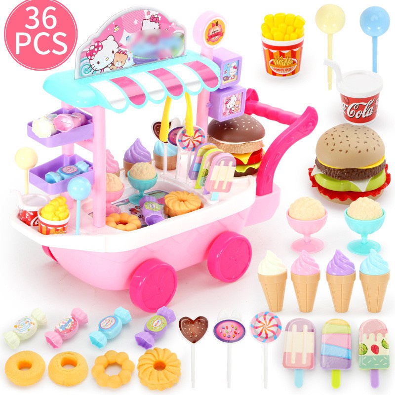 Mini Ice Cream Cart Toy Toys Hello Kitty Shopee Philippines