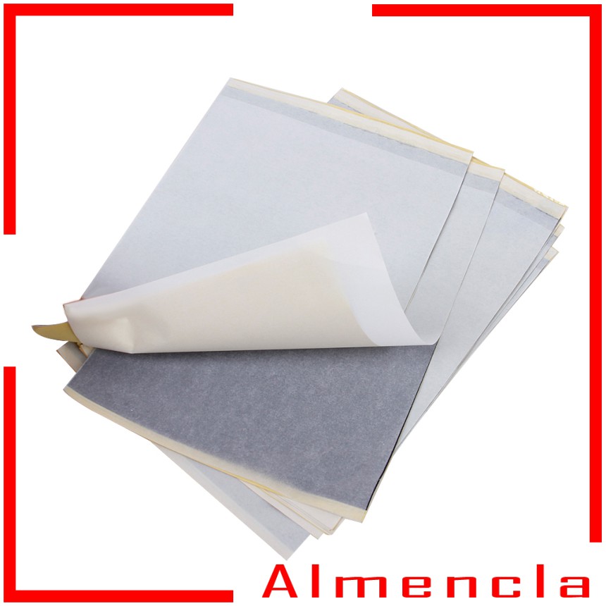 [ALMENCLA] 10 Sheets THERMAL CARBON Stencil Transfer Paper for Ink