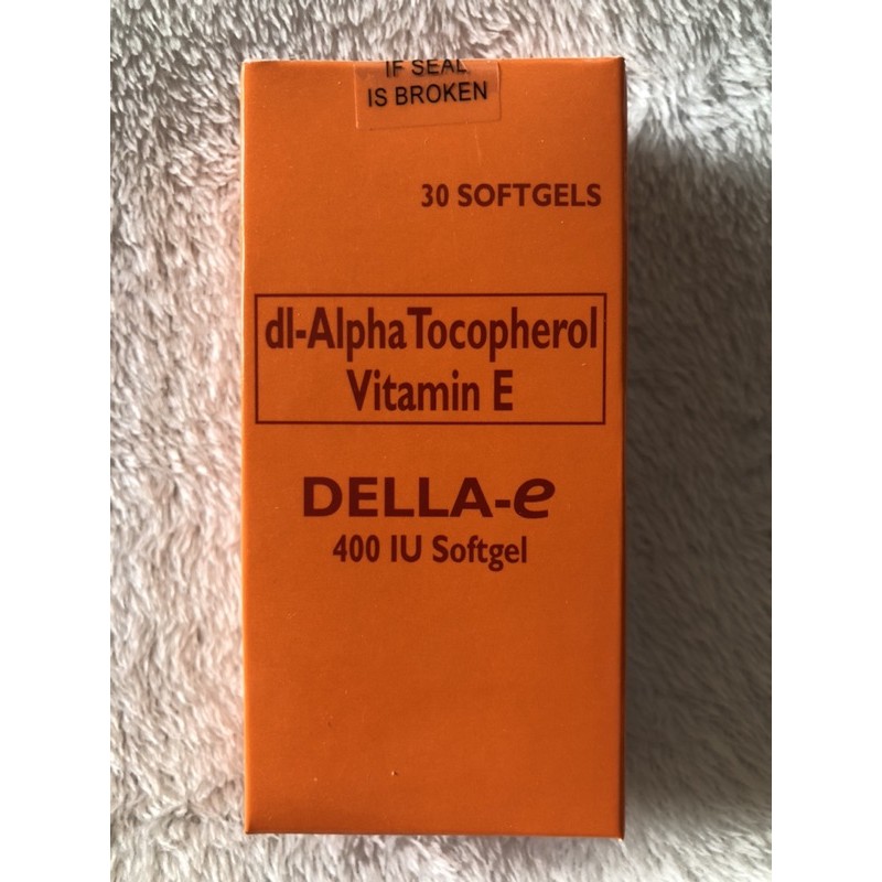 DELLA E dlAlpha Tocopherol Vitamin E Shopee Philippines