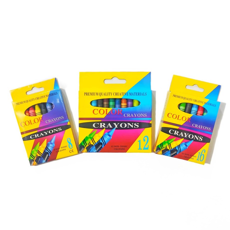 8 Or 16 Or 12 Color Crayons NonToxic Generic crayons art & crafts