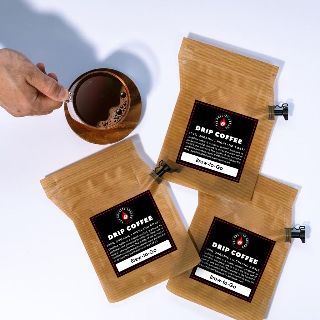 BrewtoGo (REUSABLE) Premium Coffee Maker Bag The Roasted Ground