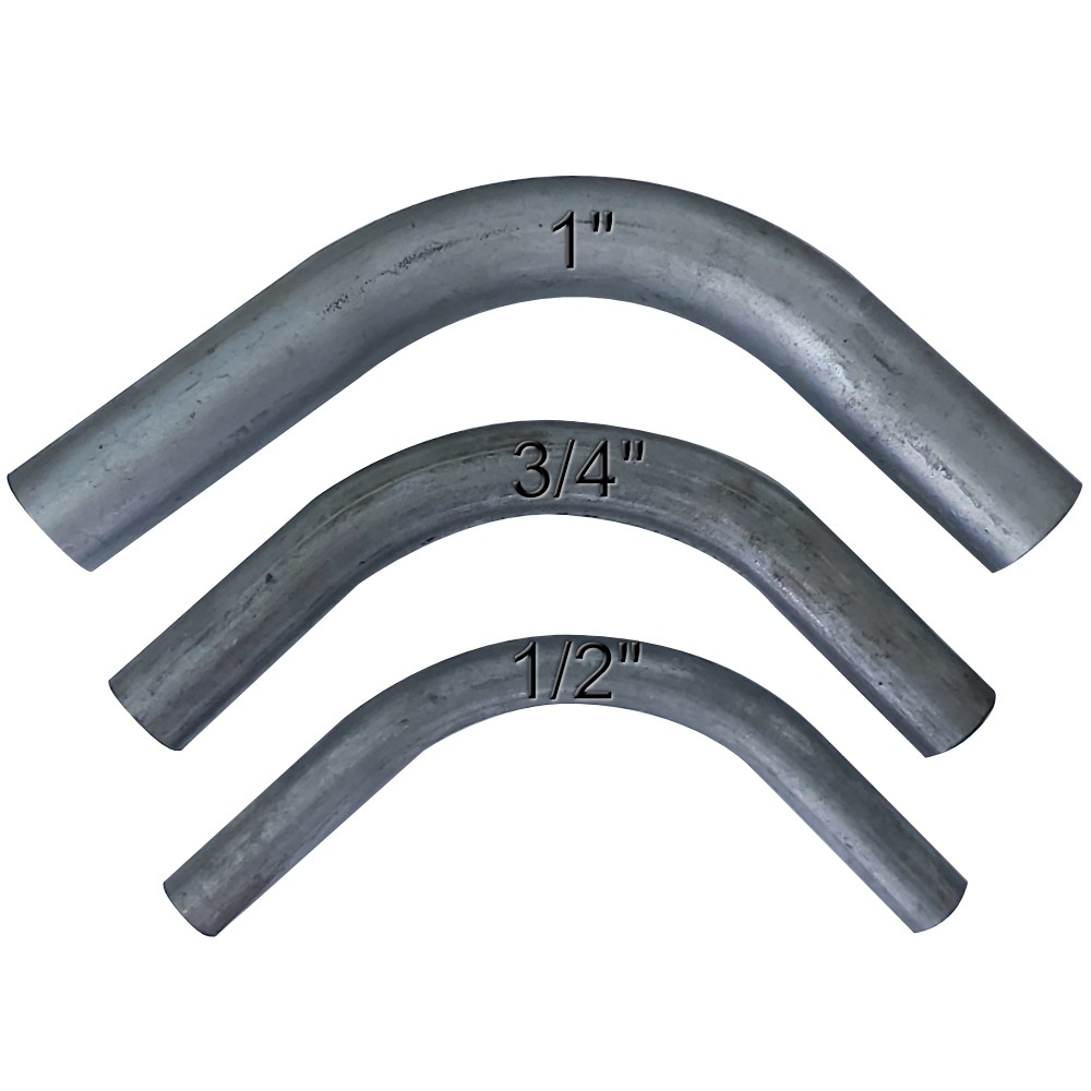 Electric Metallic Tube EMT Long Elbow All Sizes 1/2" 3/4" 1" Shopee