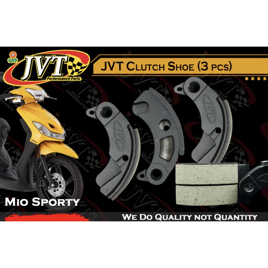 JVT CLUTCH LINING/CLUTCH SHOE ONLY MIO SPORTY/MIO SOUL CARB/ FINO CARB